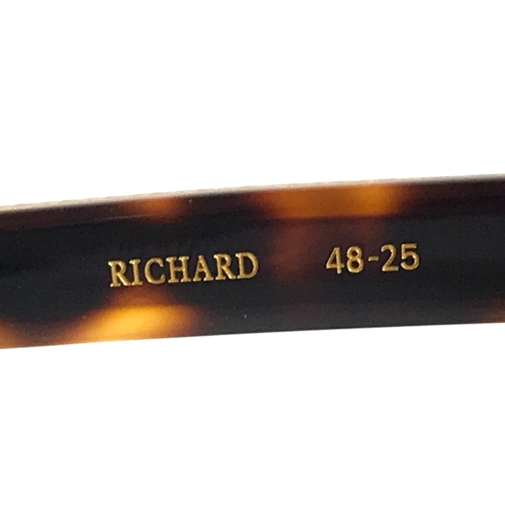 Alfred Kerbs Eyeglasses Frames RICHARD HV Havana Brown Tortoise Gold 48-25-140